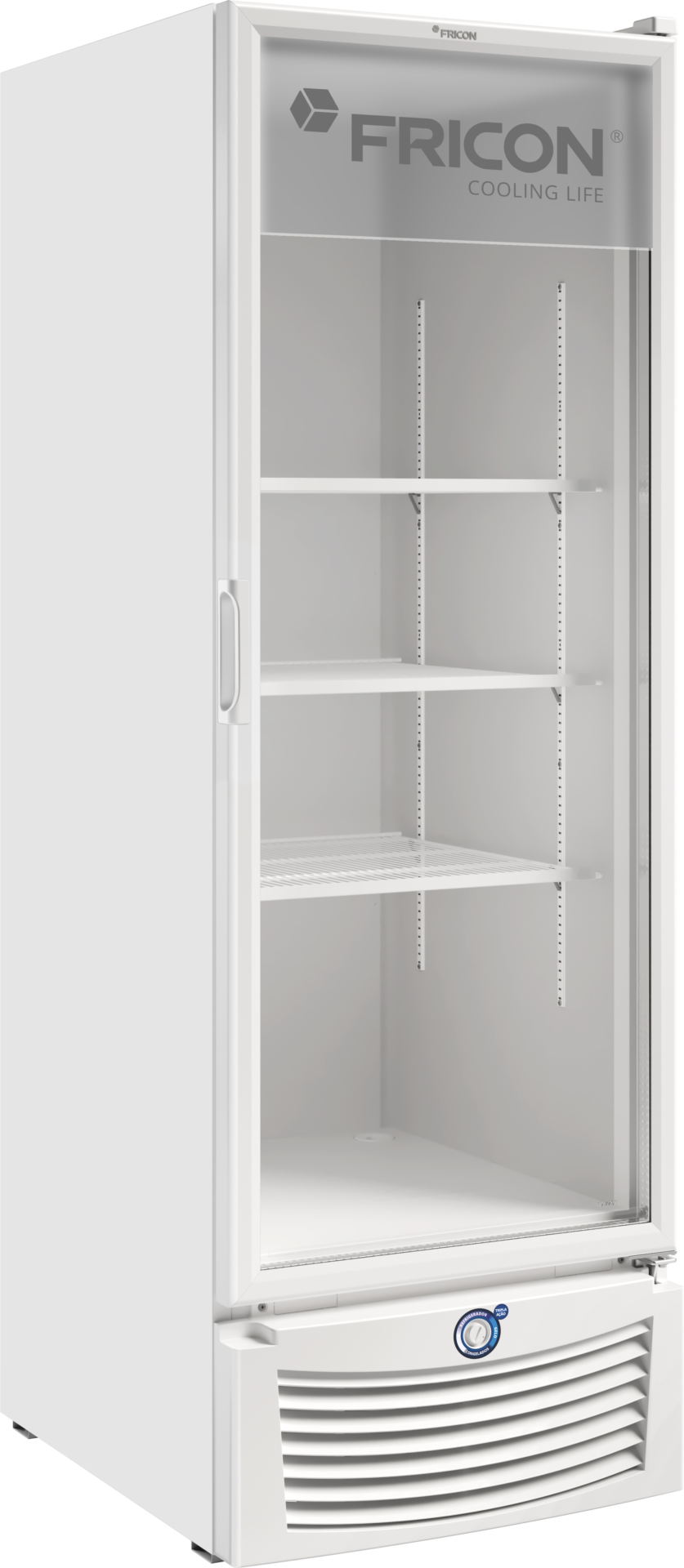 Conservador Vertical Fricon VCET 569 V Padrão 220V — Freezer Tripla Ação 569 Litros Porta de Vidro Congela, Gela e Refrigera