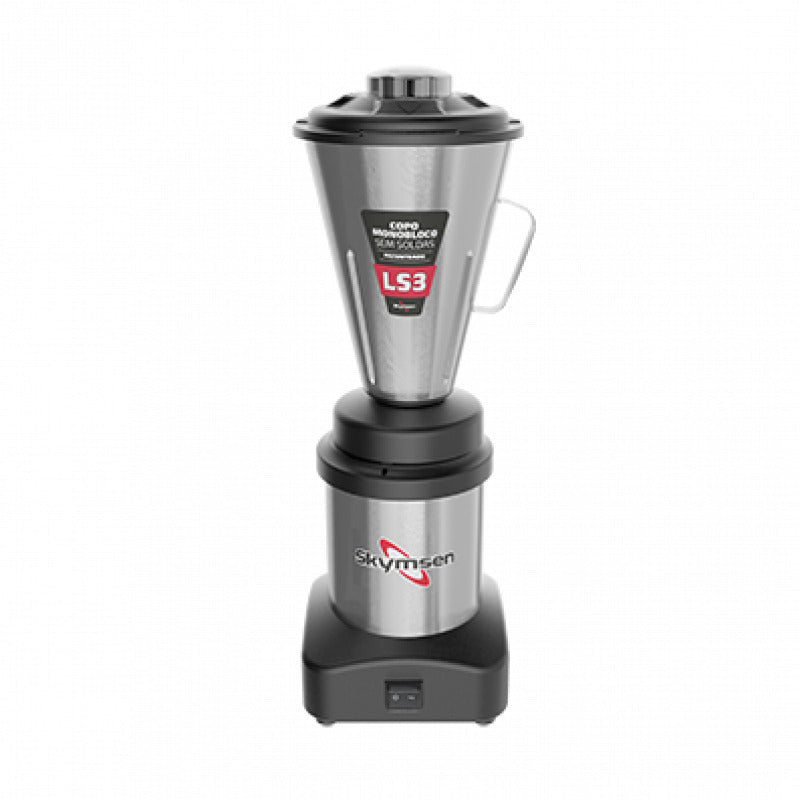 Liquidificador Industrial Skymsen LS3 Bivolt — 3L Inox para Restaurante Bar e Cozinha Industrial