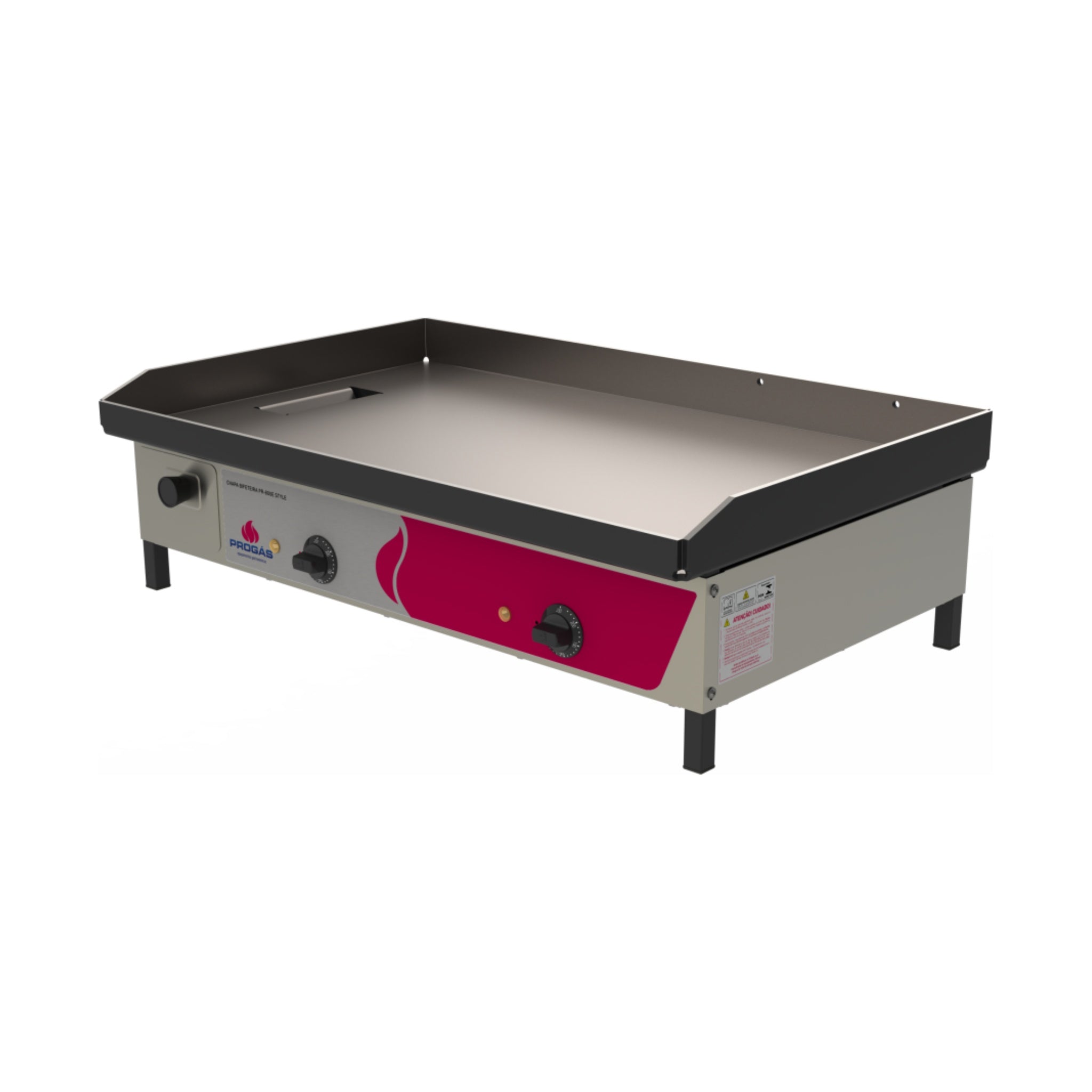 Chapa Bifeteira Elétrica Progas PR-800E 220V para Lanchonete