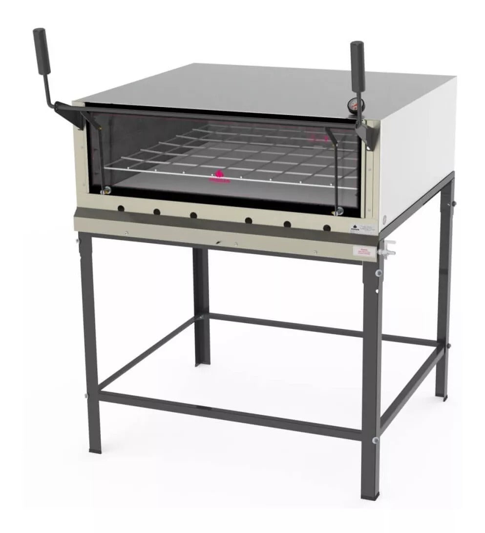 Forno Refratário a Gás GLP Progás PRP-900 G2 S/KG 100% gás GLP industrial padaria pizzaria - vista 3
