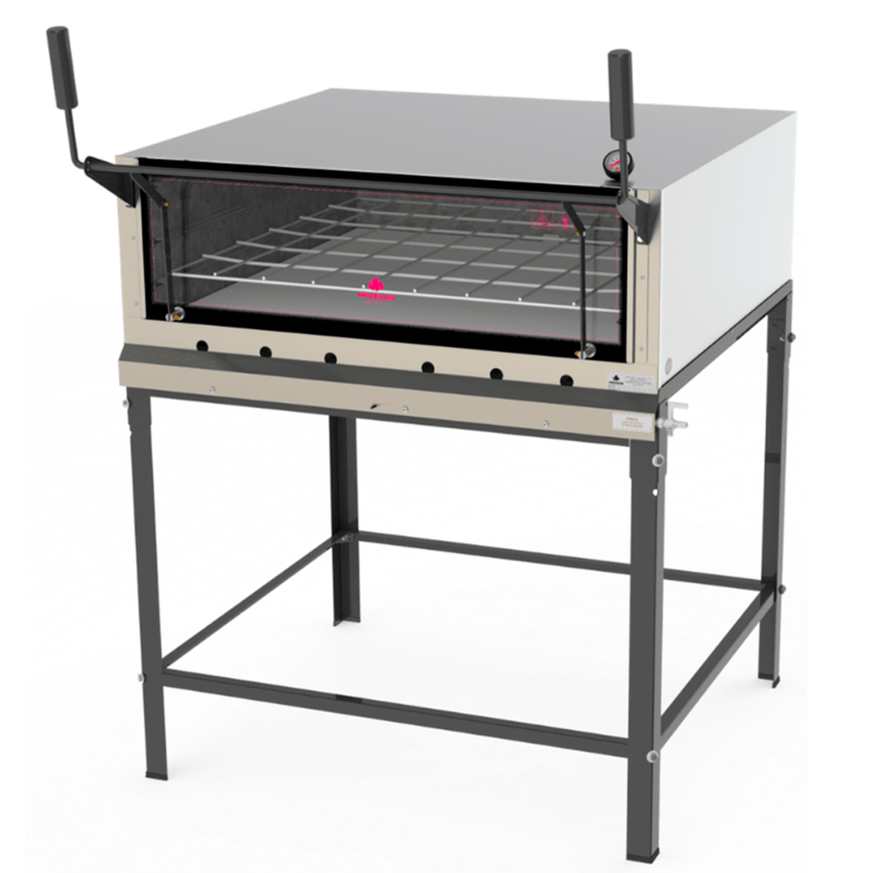 Forno Refratário a Gás GLP Progás PRP-900 G2 S/KG 100% gás GLP industrial padaria pizzaria - vista 4