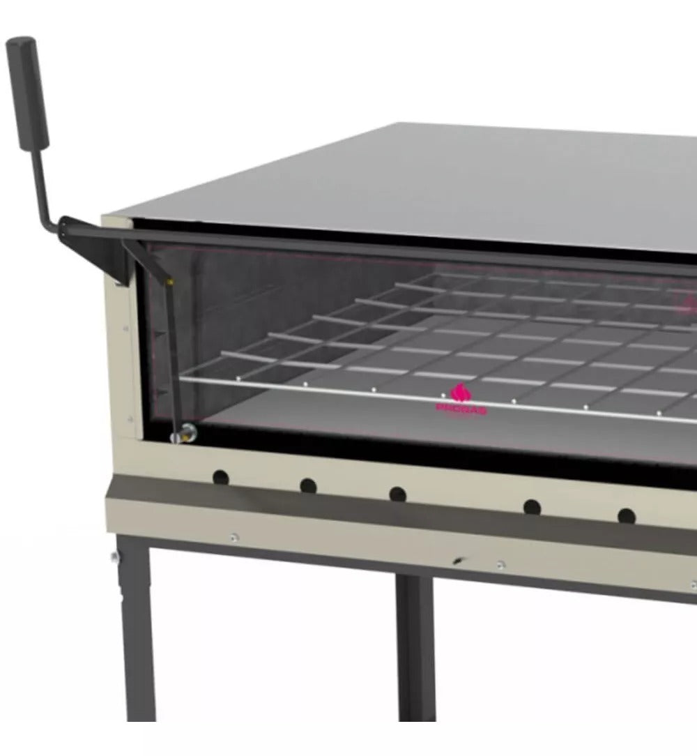 Forno Refratário a Gás GLP Progás PRP-900 G2 S/KG 100% gás GLP industrial padaria pizzaria - vista 5