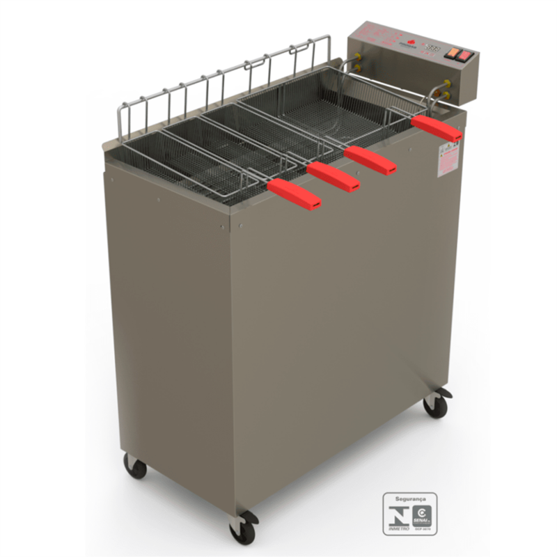 PR-3000E ST 220V FRY FRITTER AGUA/OLEO PROGAS - Vista frontal profissional