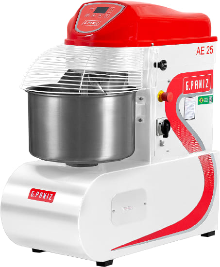 Amassadeira Espiral G.Paniz AE 25L (AE25G2) 25kg 220V Trifásico masseira profissional padaria pizzaria - vista 3