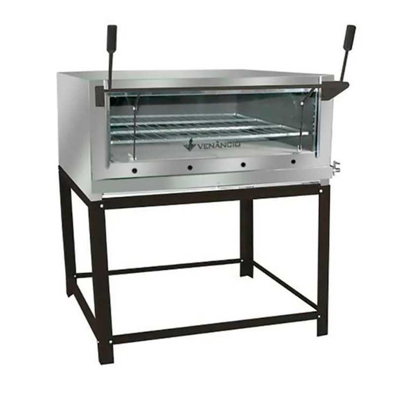 Forno Industrial a Gás GLP Venâncio FIRI110 Roma Inox 100% gás GLP industrial padaria pizzaria - vista 3