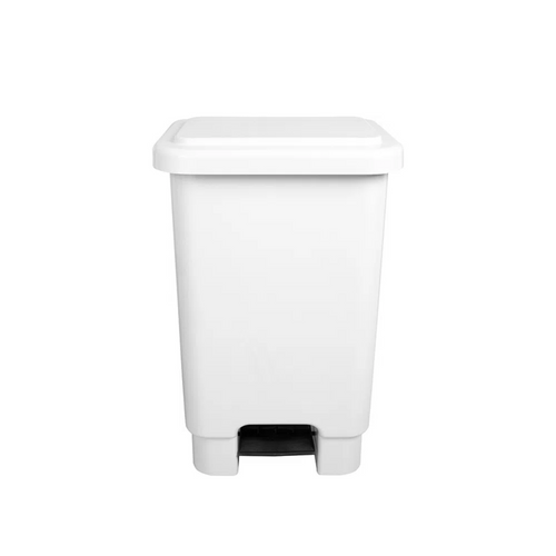 Lixeira Pedal 25L Branca Lar Plasticos