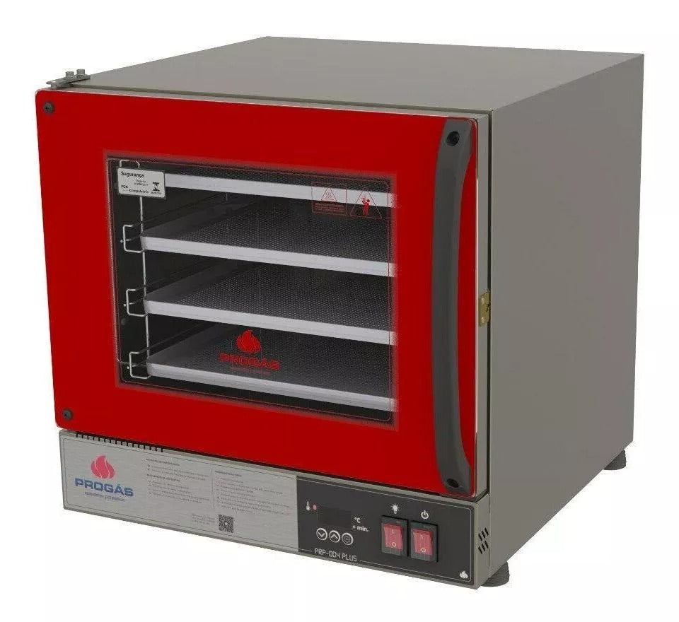 Forno Turbo Elétrico Progás PRP-004 Plus digital 220V vermelho 56L 4 esteiras - vista 5