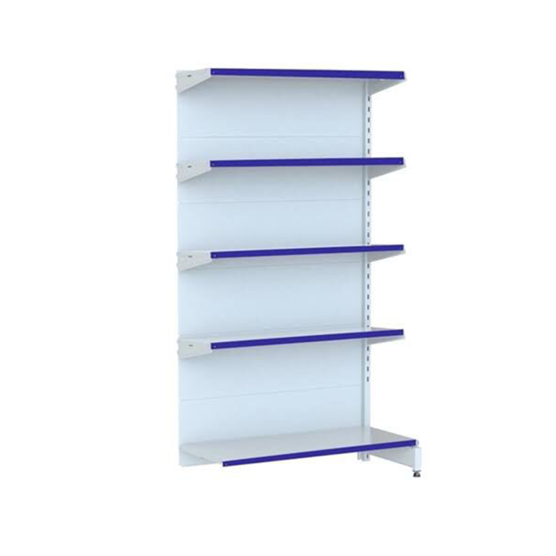 Gôndola New Plus 1,70m Parede Continuação 40x30 Branca S&A - Vista frontal profissional