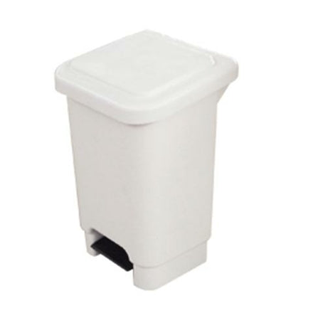 Lixeira Pedal 50L Branca Lar Plasticos