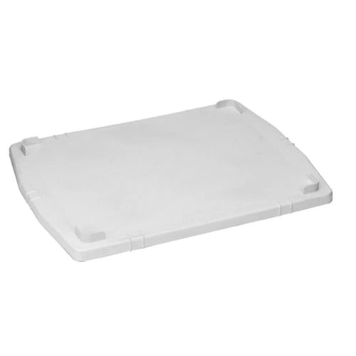 Tampa para Caixa Organizadora 180 Litros Branca Lar Plasticos - Vista frontal profissional