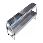 Self Service Duplo 10 GNs Luxo Cinza IBET - Vista profissional