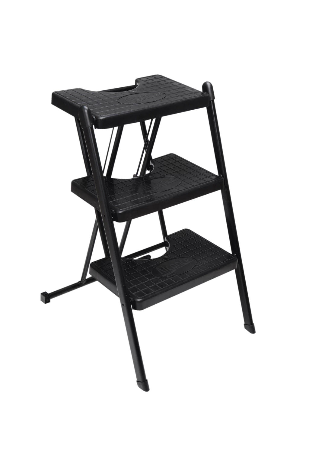 Escada Preta Alcance 3 Degraus Anodilar