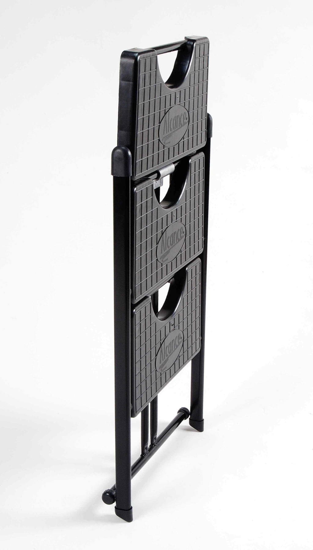 Escada Preta Alcance 3 Degraus Anodilar