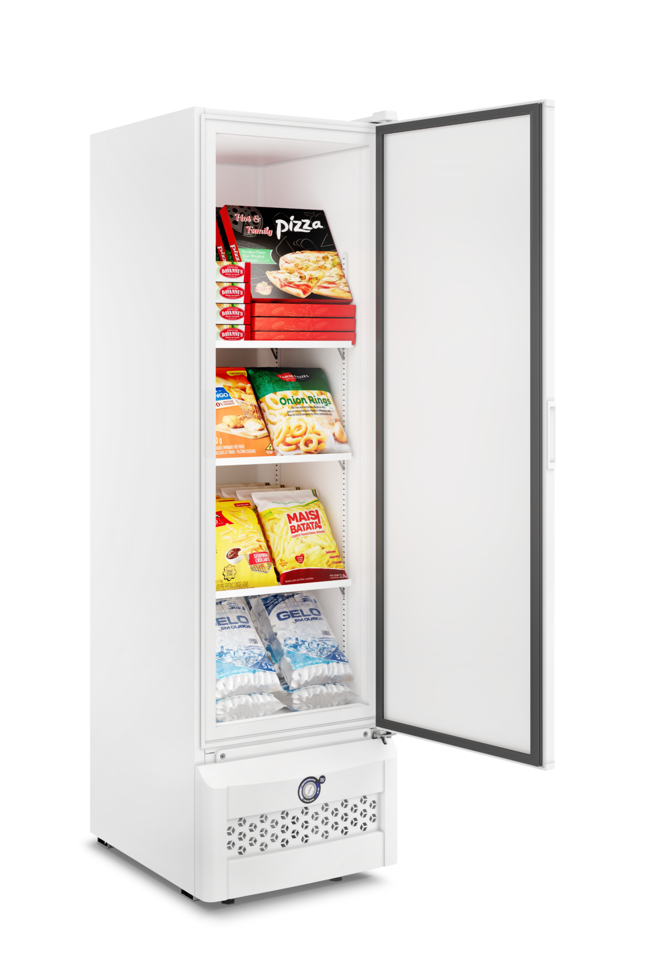 Conservador Vertical Tripla Ação Fricon 284 Litros VCET 284 Porta de Vidro - 110V