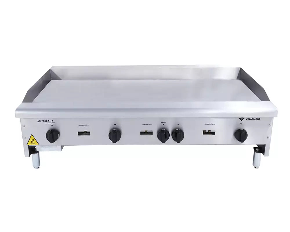 Venâncio Chapa Bifeteira Venâncio a Gás 120cm restaurante — vista 1
