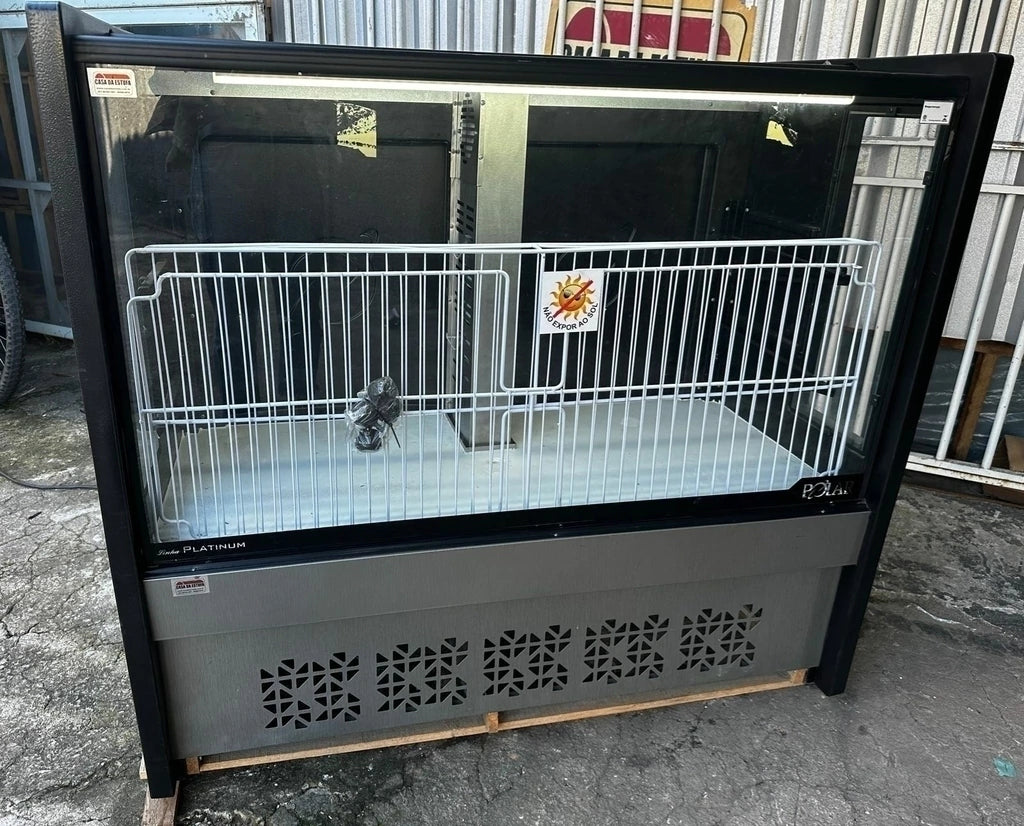 Vitrine Confeitaria Polar Platinum 1,25m Vista 2