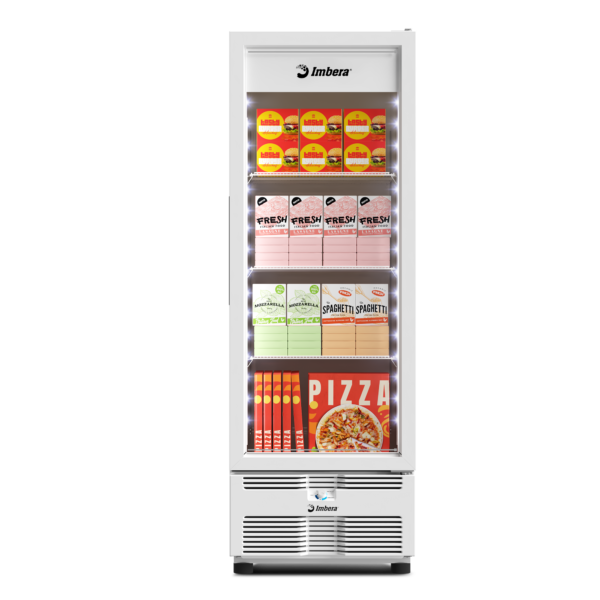 Conservador Vertical Imbera EVZ21-F1 Tampa Vidro LED Branco