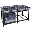 Forno para Fogão Industrial 600x780mm Inox Standard Cristal Aço — Vista frontal