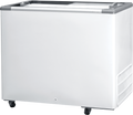 Freezer Expositor Horizontal Fricon HCED 311 LED — vista frontal com tampa de vidro