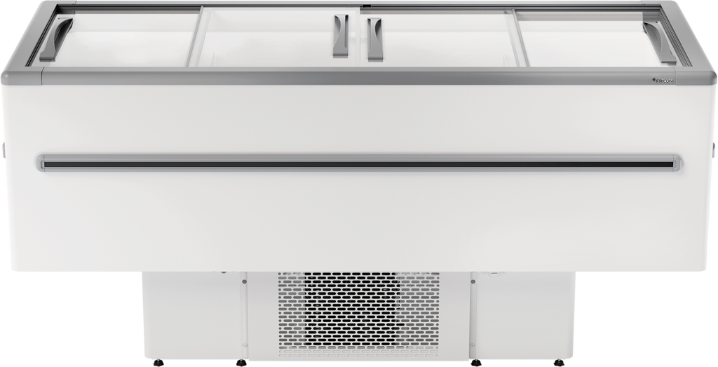 Ilha Expositora Congelados Fricon 568 Litros ICED 568 Preta LED - 220V