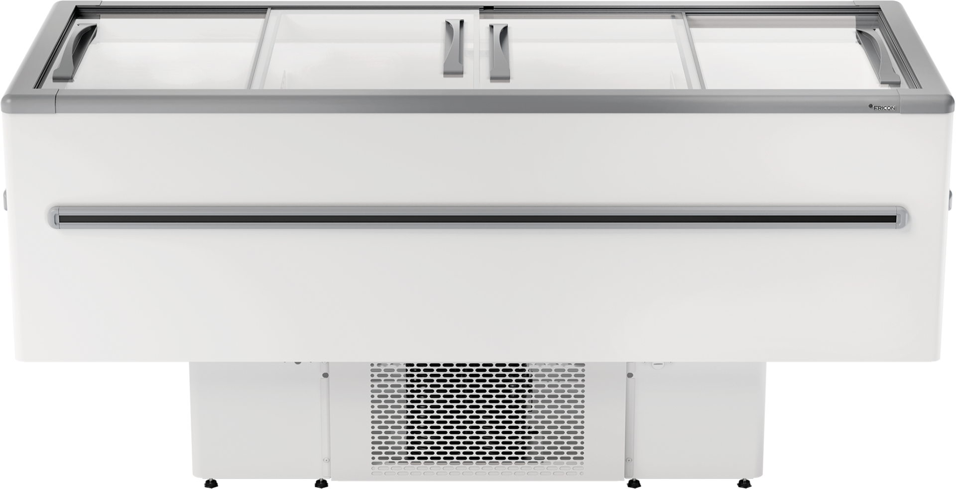 Ilha Expositora Congelados Fricon 568 Litros ICED 568 Preta LED - 220V