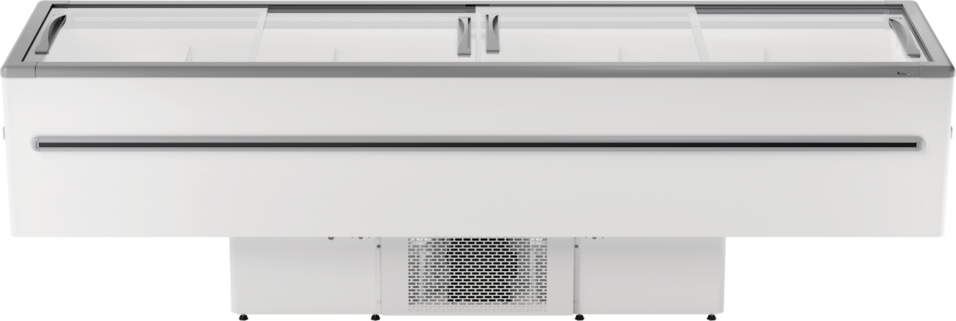 Ilha Expositora Congelados Fricon 820 Litros ICED 820 Preta LED - 220V