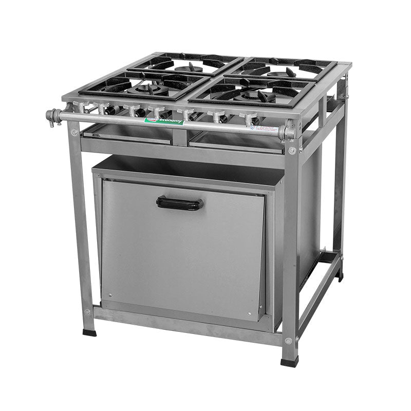 Forno para Fogão Industrial 600x780mm Inox Standard Cristal Aço — Vista lateral