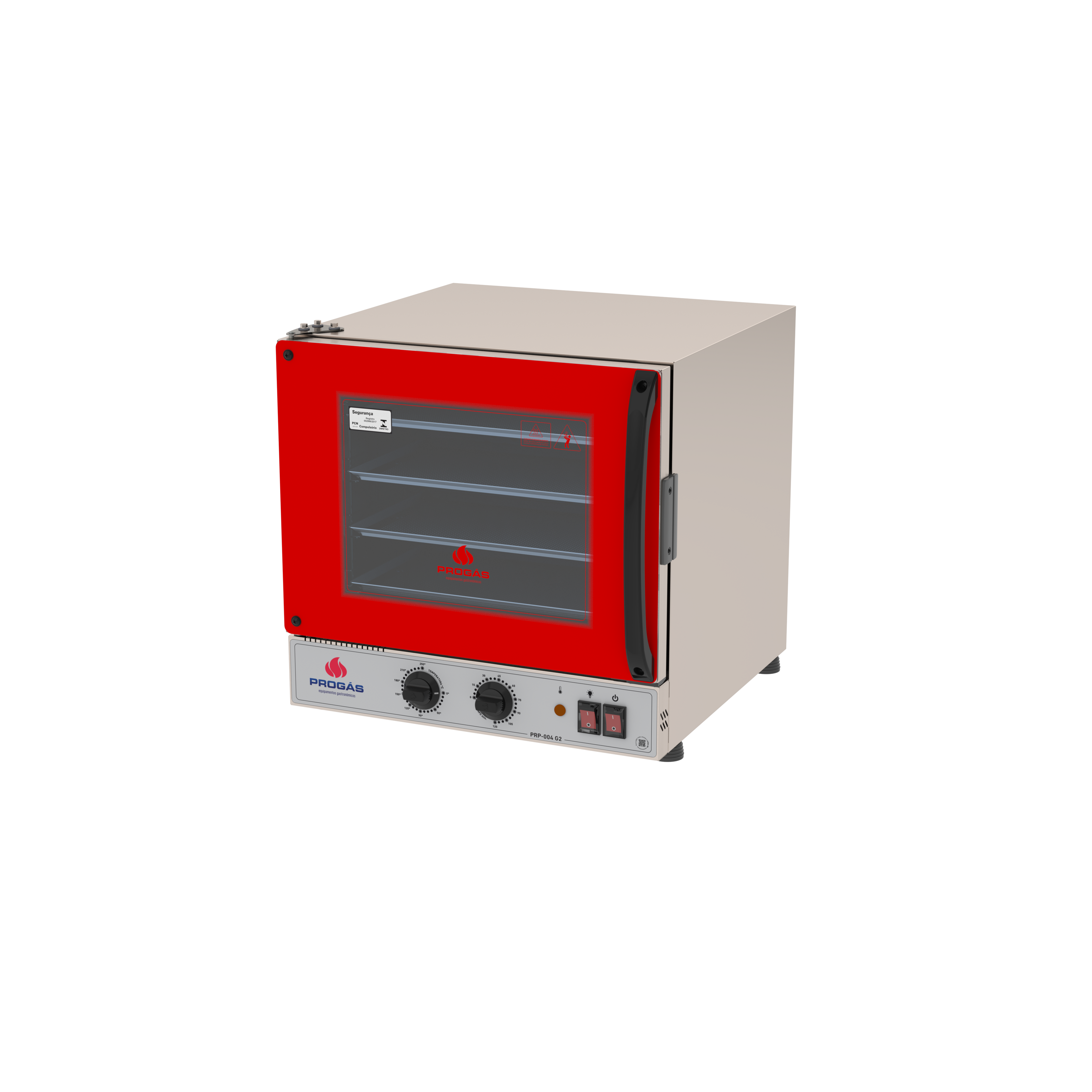 Forno Elétrico Turbo Progas PRP-004 G2 vermelho 220V analógico padaria artesanal lanchonete - vista 1
