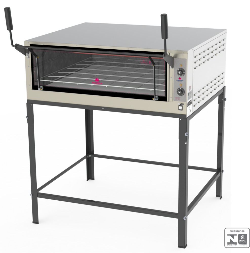 Forno Industrial Elétrico Progás PRPE-900 220V Inox com Refratário