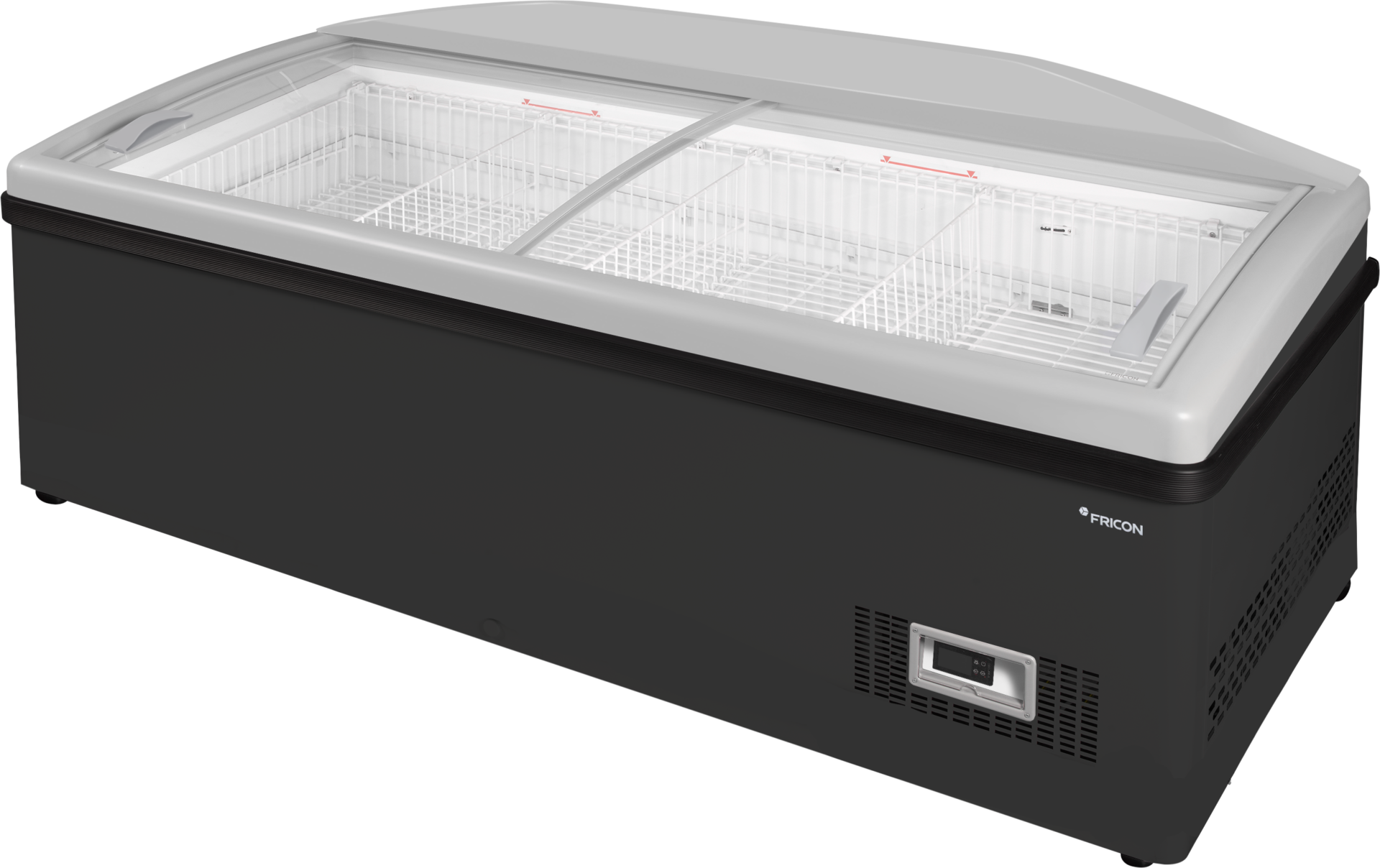 Ilha Expositora Congelados Fricon SMR 2200 Preta - 220V