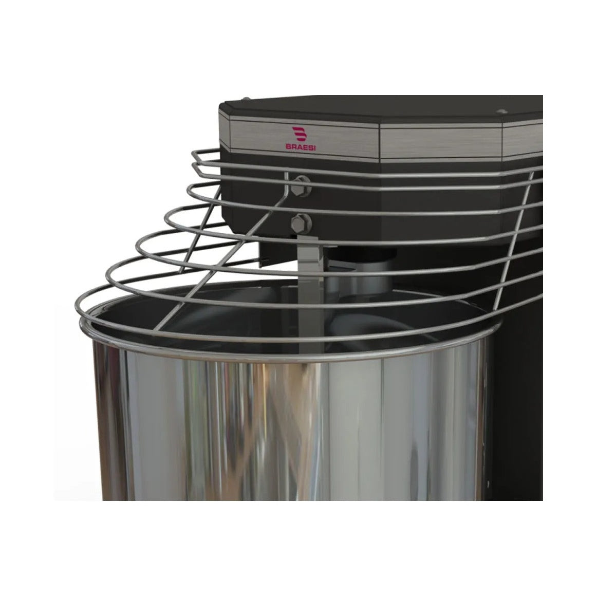 Amassadeira Espiral Braesi AES-05 50x60 5kg 127V/220V (Bivolt) Monofásico masseira profissional padaria pizzaria - vista 4