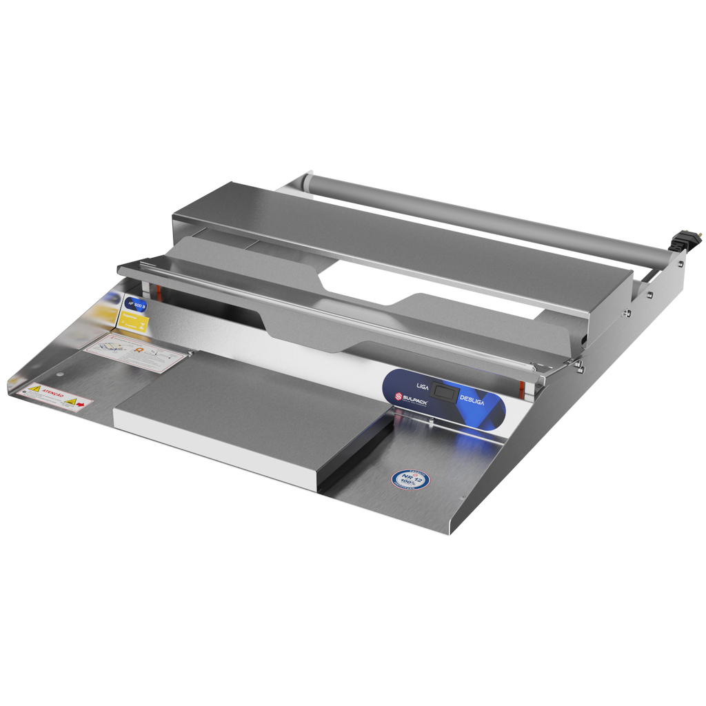 Aplicador de Filme Sulpack AF 500 B para Bandejas 220V - Vista frontal profissional