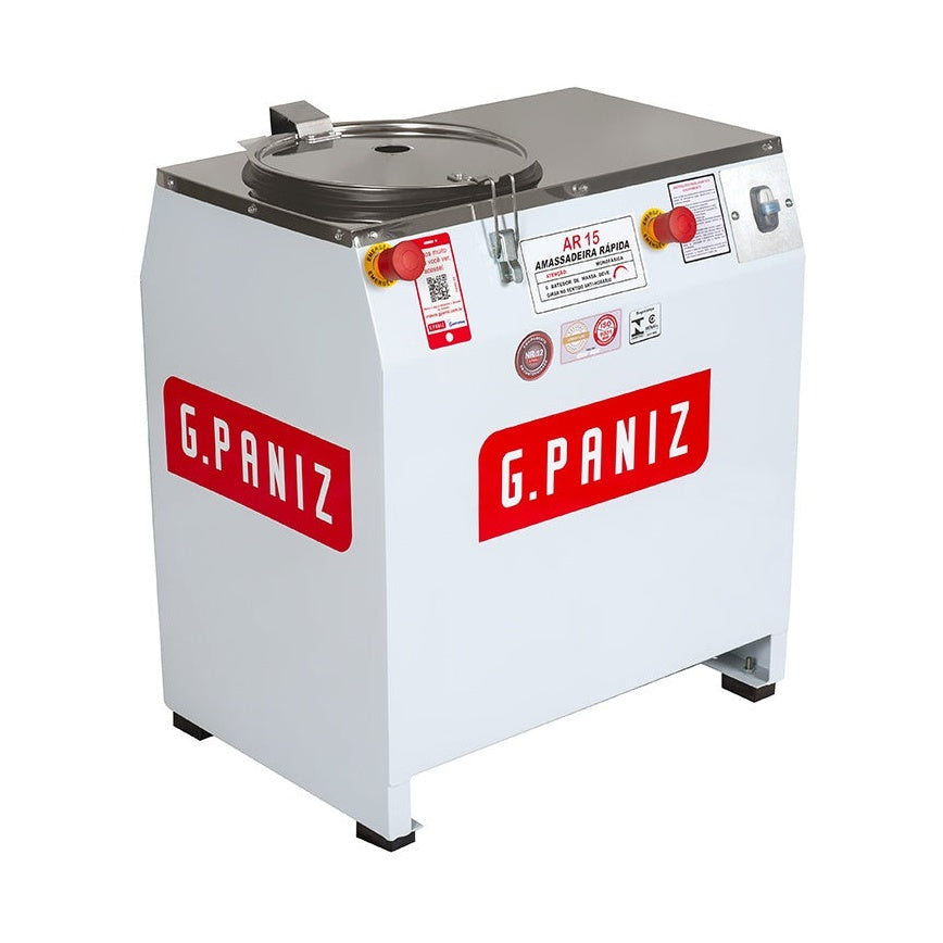 Amassadeira Rápida G.Paniz AR 15 (AR15G2) 15kg 220V Monofásico masseira horizontal profissional padaria pizzaria - vista 1