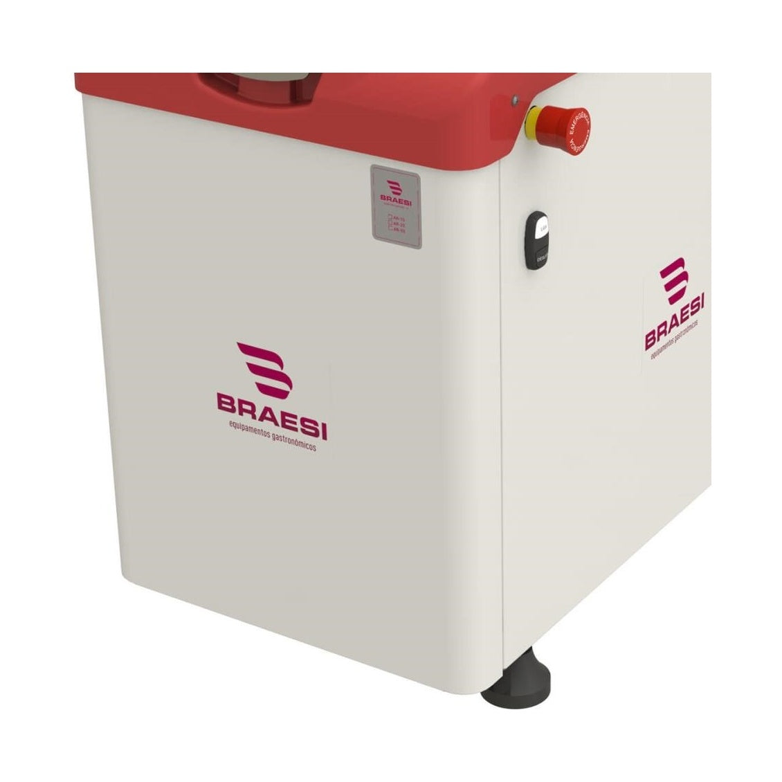 Amassadeira Rápida Braesi AR-25/1 3x220 25kg 220V Trifásico masseira horizontal profissional padaria pizzaria - vista 6