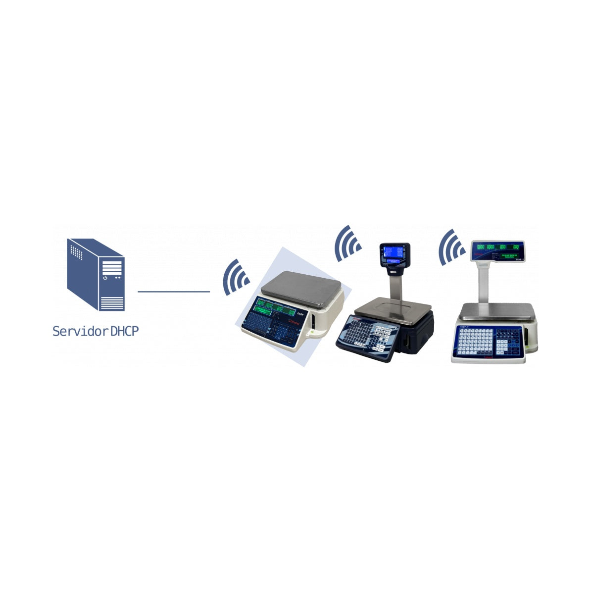 Urano Balança Etiquetadora Urano BA37T 31kg Ethernet com Torre supermercado — vista 3