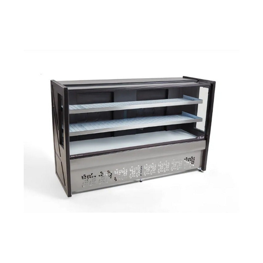 Balcão Refrigerado Polar Platinum PBR 175 1,75m 576L preto 2 placas frias 220V vitrine para frios laticínios bebidas - vista 3
