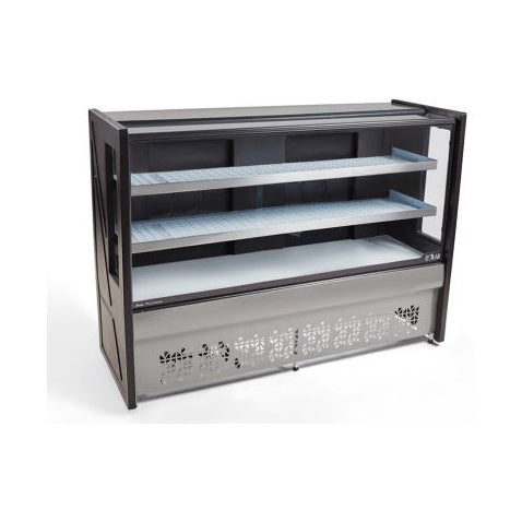 Balcão Refrigerado Polar Platinum PBR 175 1,75m 576L preto 2 placas frias 220V vitrine para frios laticínios bebidas - vista 1