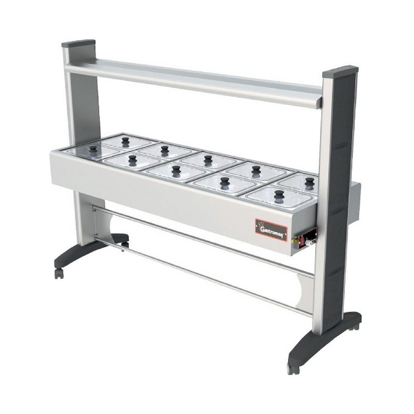Balcão Térmico Gastromaq BTE10 220V — Pista Aquecida 10 Cuba - vista 3