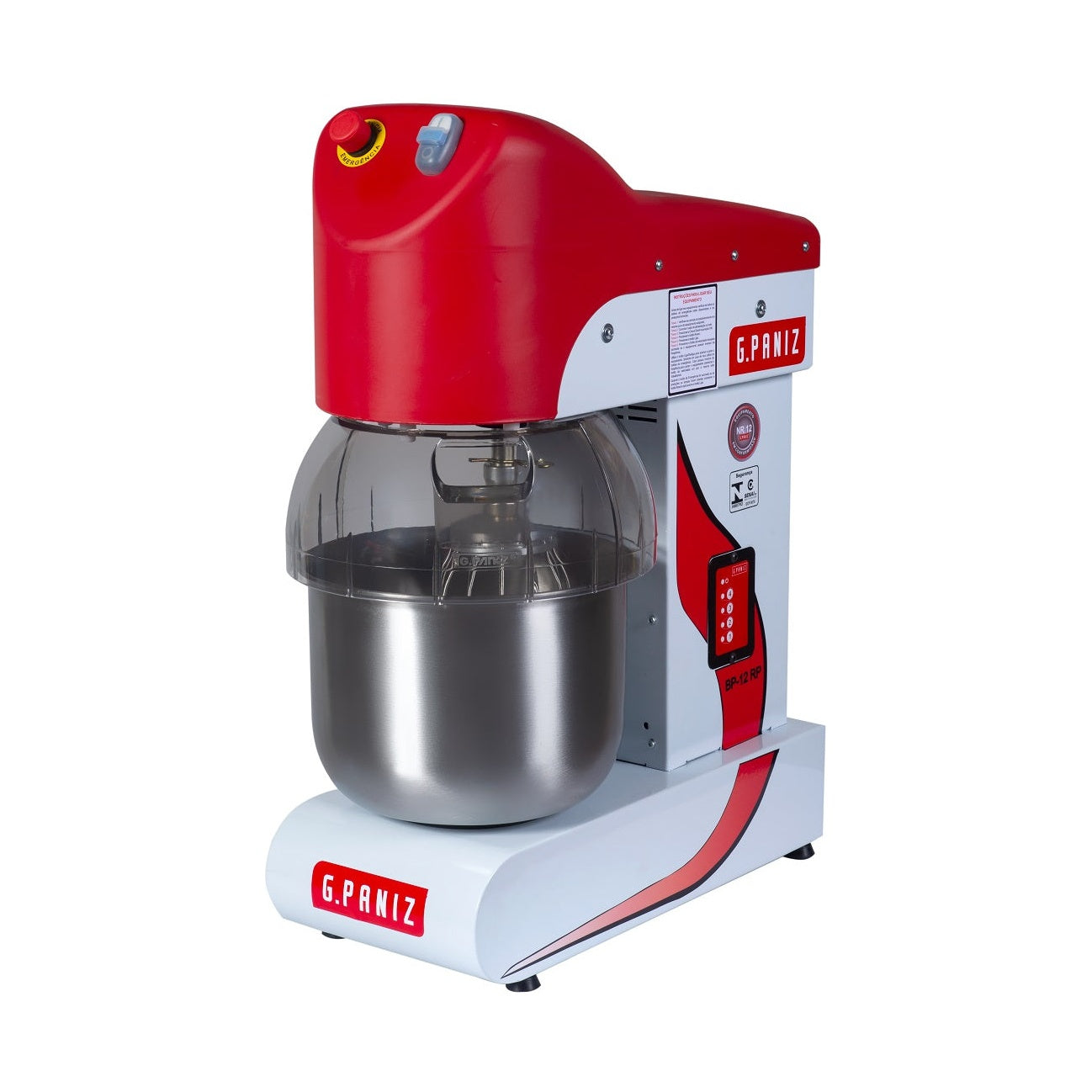 Batedeira Planetária G.Paniz BP-12RP 12 litros 127V ou 220V Monofásico Branco profissional padaria confeitaria - vista 5