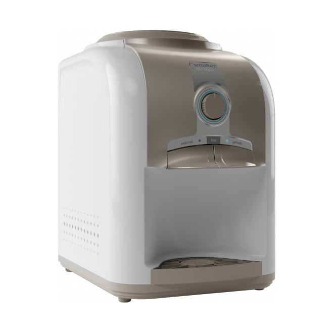 Bebedouro Esmaltec EGM 30 220V Branco detalhe lateral Easy Open