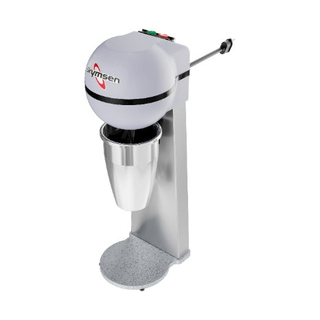 Batedor BMS-N 220V Skymsen — detalhe da coluna em aço inoxidável e cabeçote em plástico de engenharia