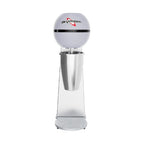 Batedor de Milk Shake Skymsen BMS-N 220V monofásico — vista frontal com copo inox 800ml