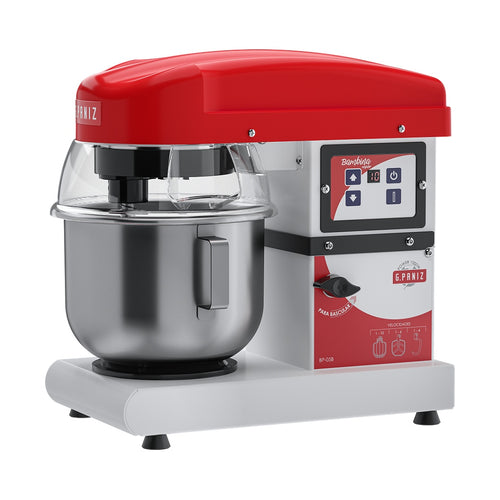 Batedeira Planetária G.Paniz BP-05B Bambina (Mixer Digital) 5 litros Bivolt automática Monofásico Branco profissional padaria confeitaria - vista 1