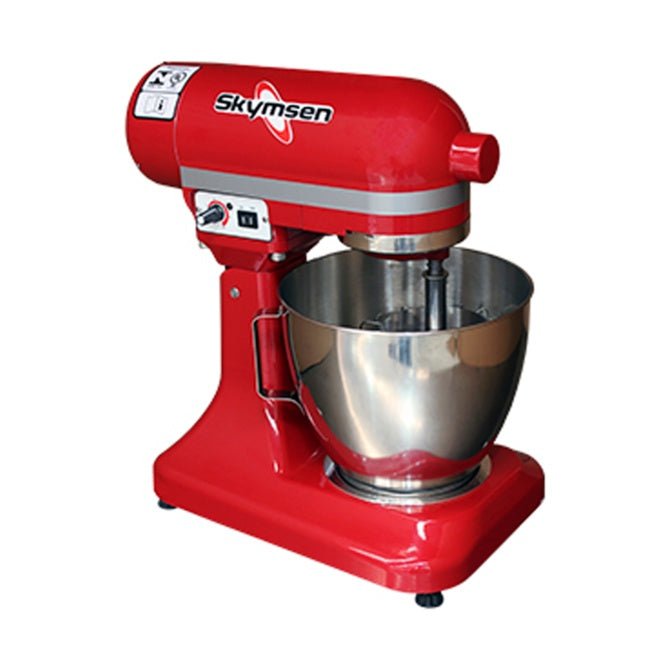 Batedeira Planetária Skymsen BPS-05-N 5 litros Bivolt Monofásico Vermelho profissional padaria confeitaria - vista 1
