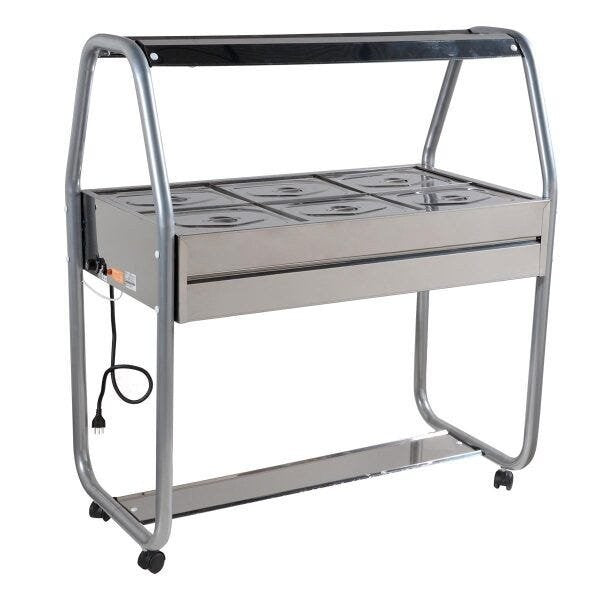 Buffet self-service térmico Ibet 6 cubas inox