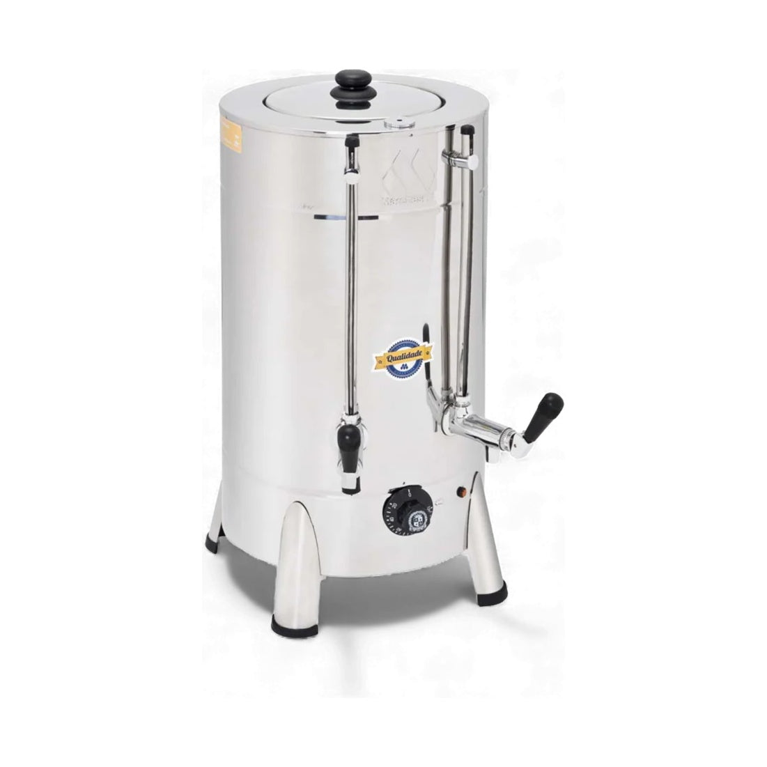 Cafeteira Industrial Marchesoni CF.2.402 4L 1300W Inox 304 — vista frontal completa