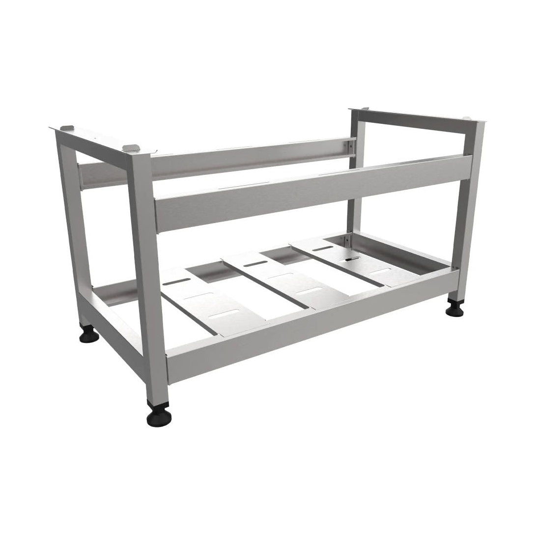 Cavalete Suporte Inox Venâncio 120cm para Chapa Americana — vista 1