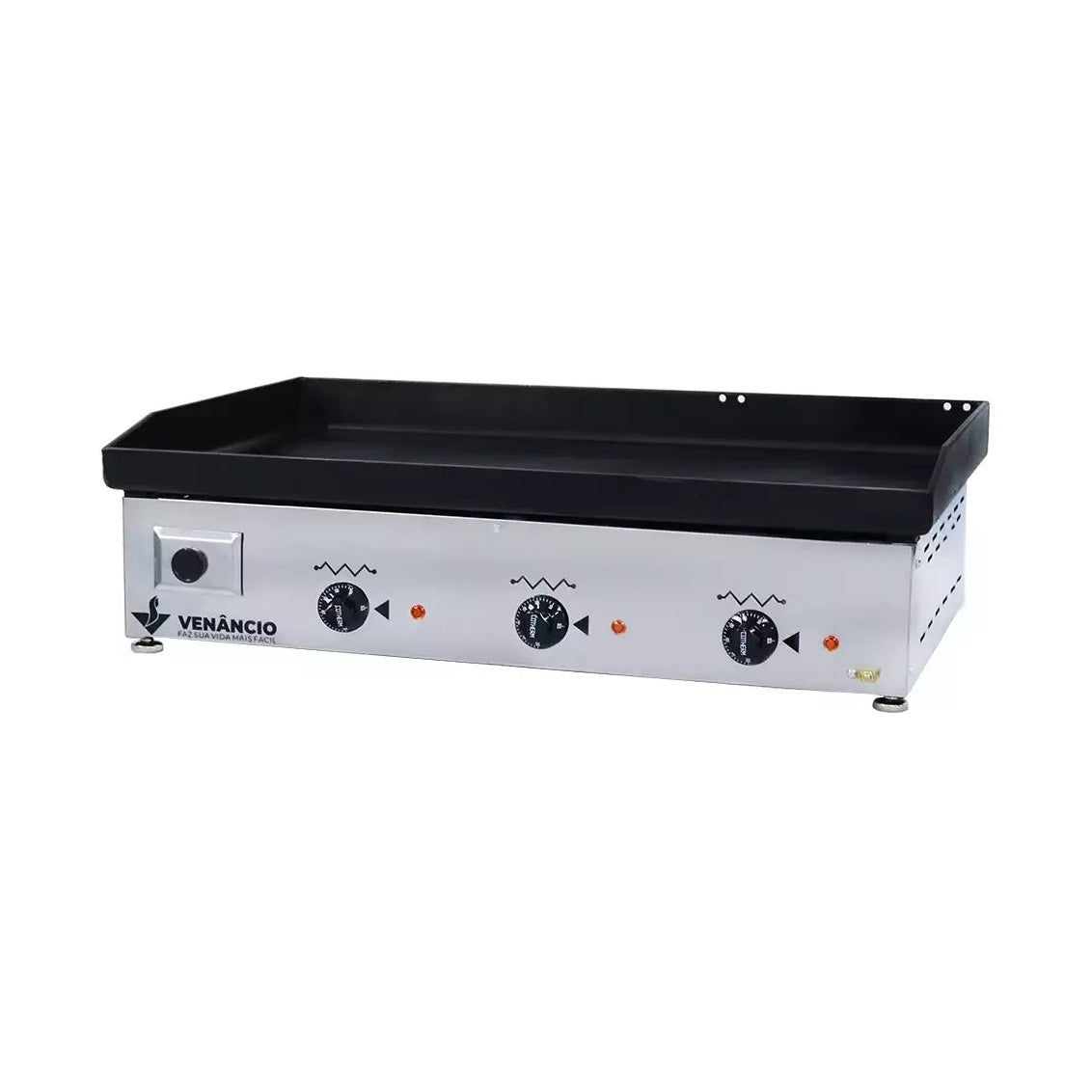 Chapa Elétrica Venâncio CE80-CHAPA 220V — Grill para Lanchonete e Hamburgeria