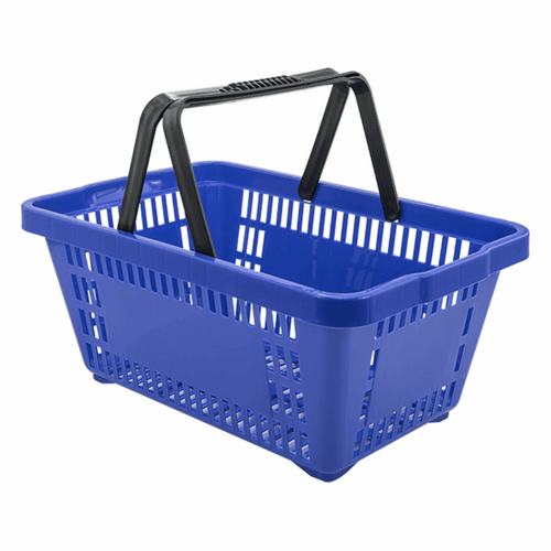 Cesta Plástica Della Plast D-100 Azul 16L — vista frontal