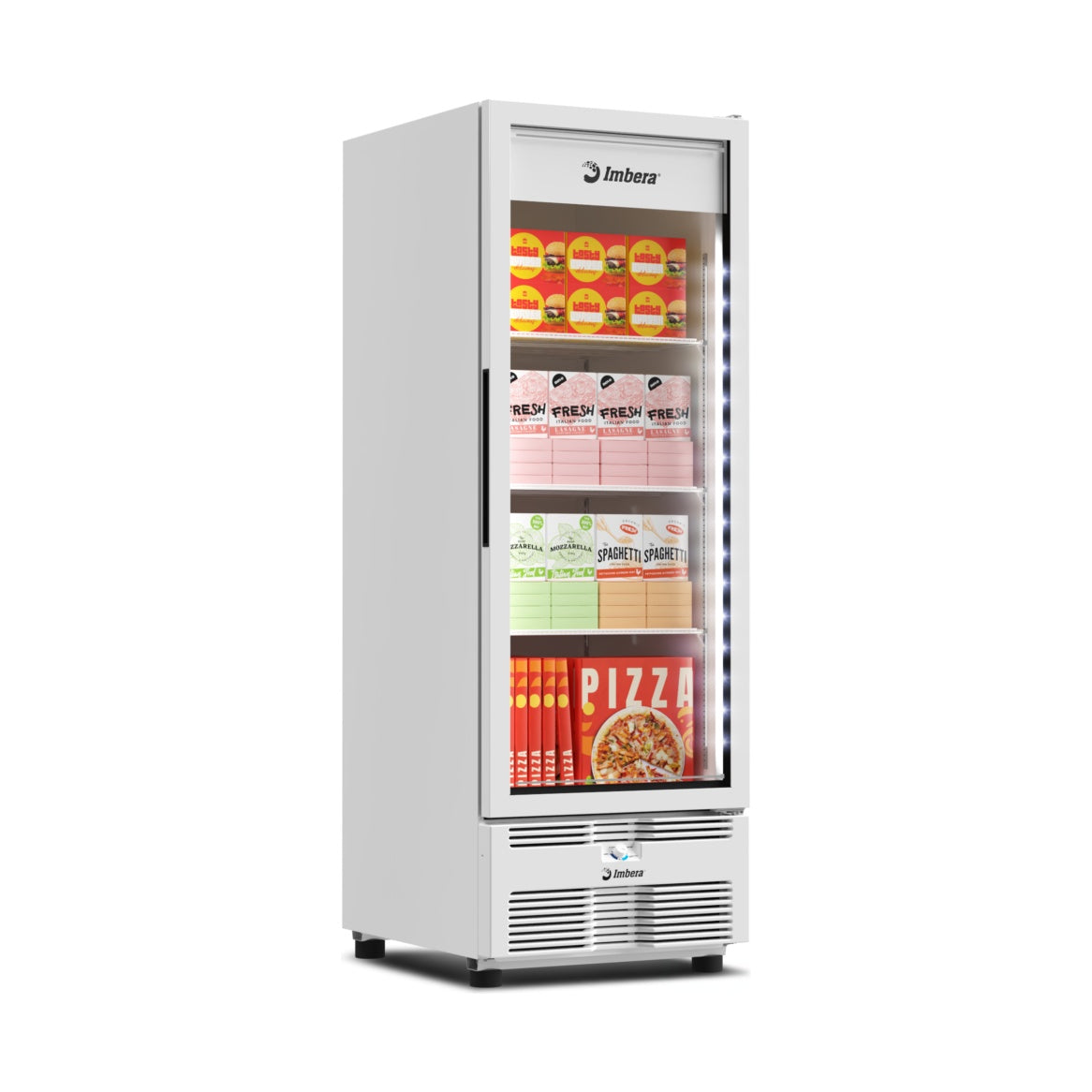 Conservador Vertical Imbera EVZ21-F1 561L 220V freezer tripla ação refrigerador conservador congelador comércio - vista 2